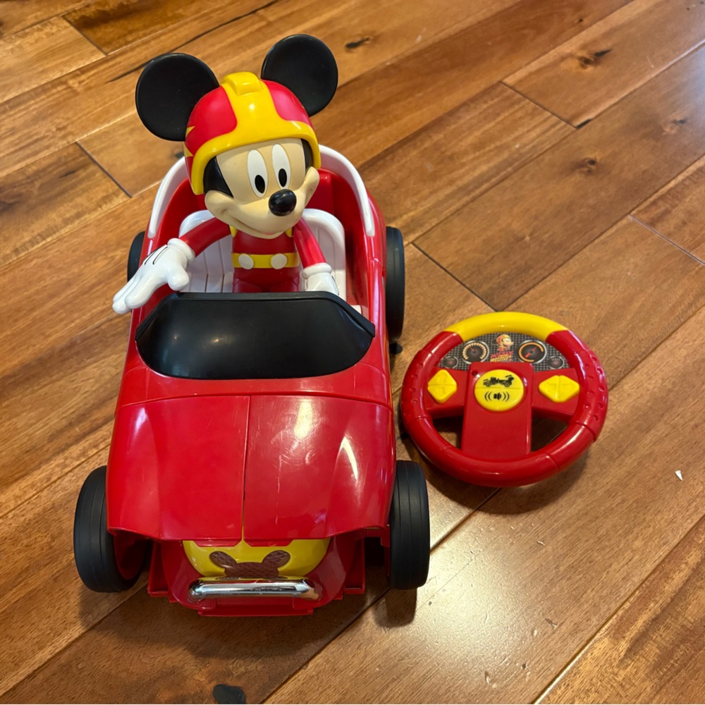 Mickey Mouse Convertible Roadster- Remote Control Car Toy